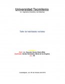 Habilidades y/o Herramientas Innatas . Taller de habilidades verbales