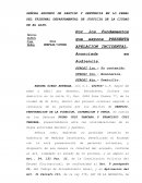 APELACION INCIDENTAL