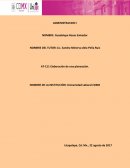 Elaboración de una planeación