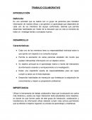 Trabajo colaborativo. Google Docs