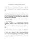 ANÁLISIS DE LA PELÍCULA BIENVENIDO PAISANO