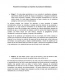 Resumen de las Etapas y/o reportes de practicas de Soldadura