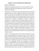 Capítulo 2 La Acción Profesional del Trabajo Social