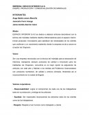 EMPRESA: ESPACIO INTERIOR S.A.S. DISEÑO, PRODUCCIÓN Y COMERCIALIZACIÓN DE MANDALAS