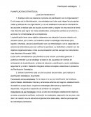 PLANIFICACIÓN ESTRATÉGICA. ¿QUÉ ENTENDEMOS?