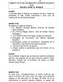 LIBRETO ACTO DE CELEBRACIÓN, GLORIAS NAVALES 2018