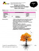 Prueba de Lectura.Las aventuras de Totora