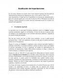 Economía. Sustitución de Importaciones