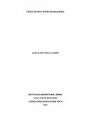 Buenos hábitos y concientizacion de vida alimenticia