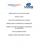 Caracteristicas del administrador