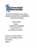 La planificación en salud