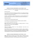 INFORME DE ACTIVIDADES CORRESPONDIENTE AL MES DE FEBRERO DEL 2015