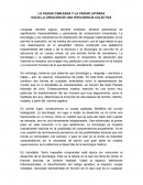 LA CIUDAD CABLEADA Y LA CIUDAD LETRADA