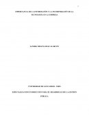 Importancia de la información y la incorporación de la tecnología en la empresa