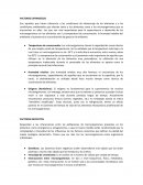 FACTORES EXTRINSECOS