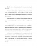 Describir saberes de la práctica docente