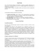 Edad Media. Etapas de la edad media