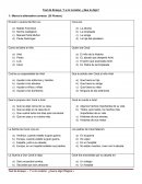 Test de Ensayo, Y a mí corazón, ¿Que le digo?