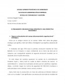 EL PENSAMIENTO ORGANIZACIONAL ESTRATÉGICO: UNA PERSPECTIVA DIACRÓNICA