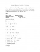 Calculo de una constante de integracion