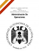 Ensayo de Administracion de Operaciones