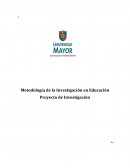 Metodología de la Investigación en Educación