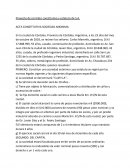 Proyecto de contrato constitutivo y estatuto de S.A.
