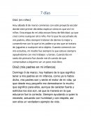 7 días de reflexión: Un viaje a través de mi infancia