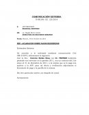 Aclaracion sobre pagos requeridos