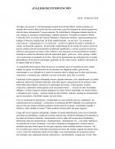 Analisis de intervencion