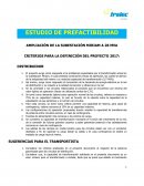 ESTUDIO DE PREFACTIBILIDAD