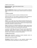 Caso clínico psicológico