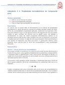 Laboratorio # 3: “Propiedades termodinámicas de componente puro“