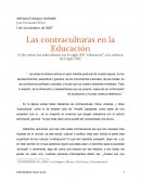 Las contraculturas en la Educación