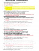 DERECHO CONCURSAL – CHOICES PRIMER PARCIAL