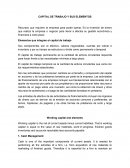 CAPITAL DE TRABAJO Y SUS ELEMENTOS