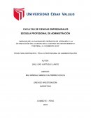 Análisis de la calidad del servicio de atención y la satisfacción del cliente en el centro de esparcimiento Paintball X, Chimbote 2018