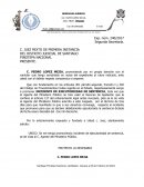 EJECUTORIEDAD DE SENTENCIA