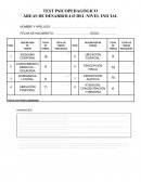 Test psicopedagogico