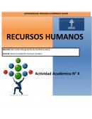 Recursos humanos. Actividad Académica N° 4 s/r