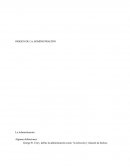 ORIGEN DE LA ADMINISTRACIÓN