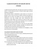 Pena de muerte en el Perú