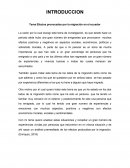 Efectos provocados por la migración en el Ecuador