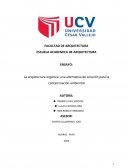 La arquitectura orgánica: una alternativa de solución para la contaminación ambiental