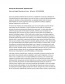 Ensayo de documental “Superzise Me”