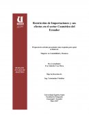 Restricción de Importaciones y sus efectos en el sector Cosmético del Ecuador