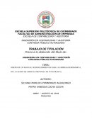 PROYECTO DISEÑO DE UN MANUAL DE PROCEDIMIENTOS PARA LA EMPRESA REPREMARVA