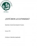 ¿Está bien la eutanasia?