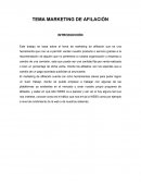 MARKETING DE AFILACIÓN