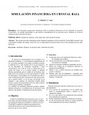 SIMULACIÓN FINANCIERA EN CRYSTAL BALL